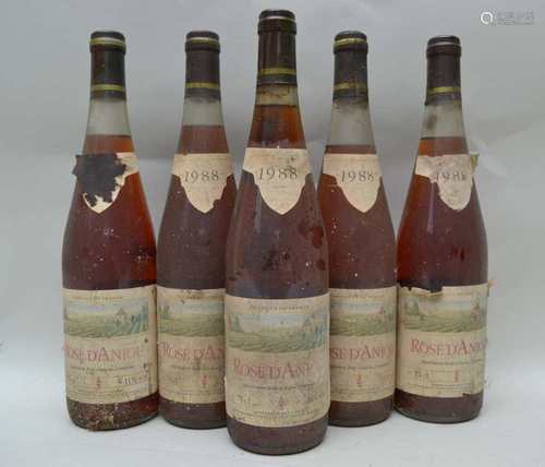 ROSE D'ANJOU , 1988, 5 bottles