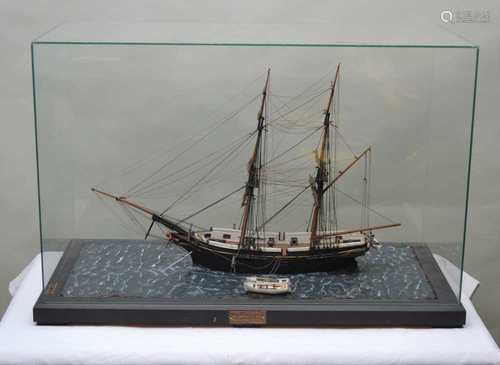 A SCRATCH BUILT MODEL SHIP 