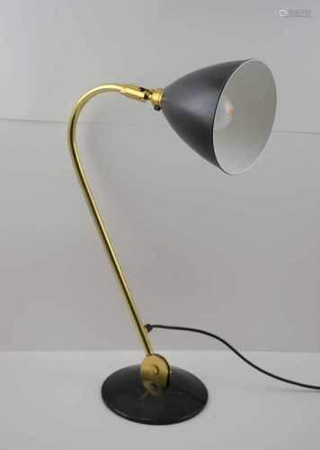 A MID-CENTURY BESTLITE MODEL BL2 ADJUSTABLE TABLE LAMP, designed by Robert Dudley-Best in the mid