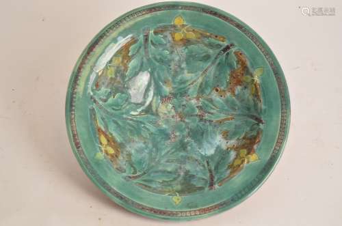 Della Robbia Pottery (Birkenhead 1894-1906), a deep sgraffito decorated earthenware bowl, the