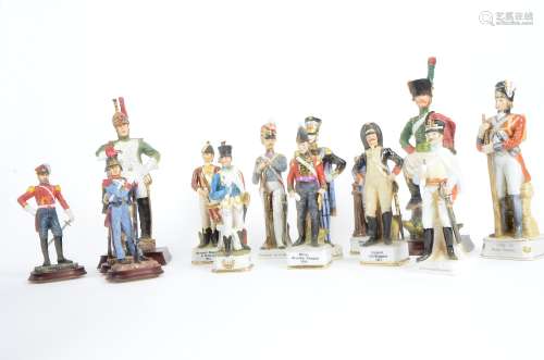 Fourteen 20th Century figures of soldiers, to include 