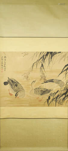 A Chinese Duck Painting