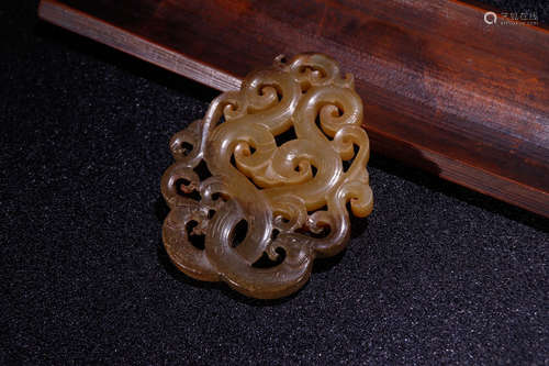 A Chinese Carved Gaogu Jade