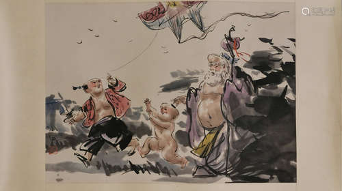 A Chinese Figure Painting