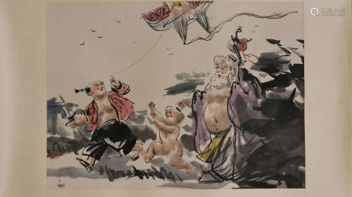 A Chinese Figure Painting