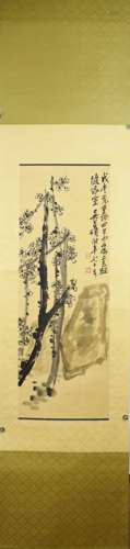 A Chinese Plum Blossom Painting