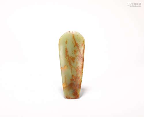A RED MOUNTAIN CULTURE CARVED JADE  ORNAMENT