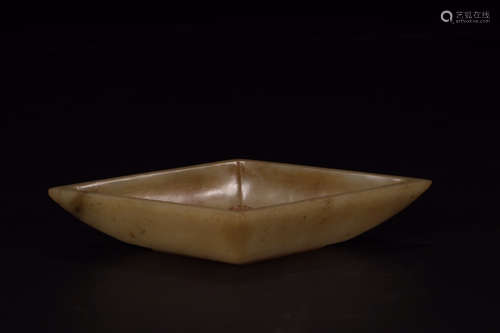 A Chinese Hetian Jade Incense inserted