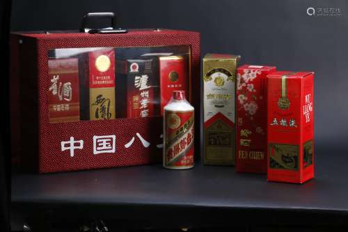 80年代至90年代 中国八大名酒礼盒