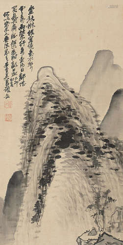 吴昌硕  山水