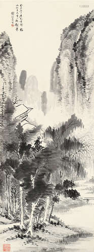 刘海粟  山水