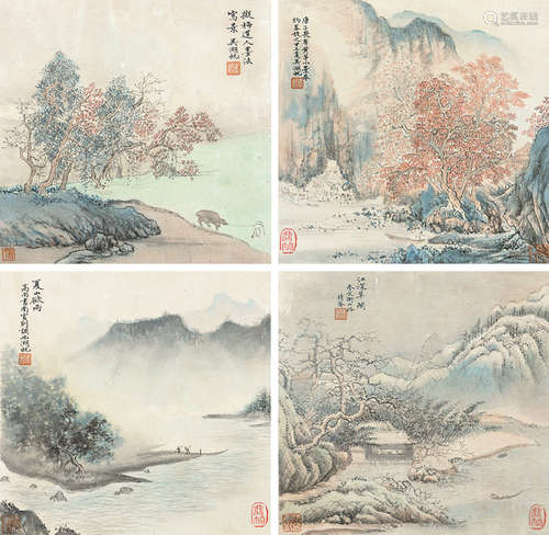 吴湖帆  山水