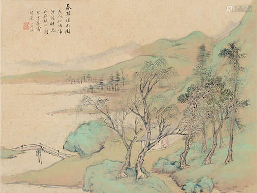 顾沄  山水