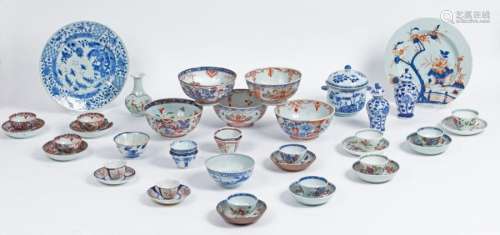China, XVIII XIXth Lot including 42 porcelain piec…