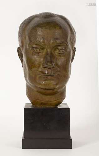 Frans VAN RANST (1906 1987) Bust of Paul Ansiau, c…