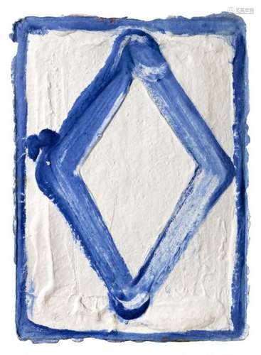 Bram BOGART (1921 2012) Blue rhombus Aquagravure i…