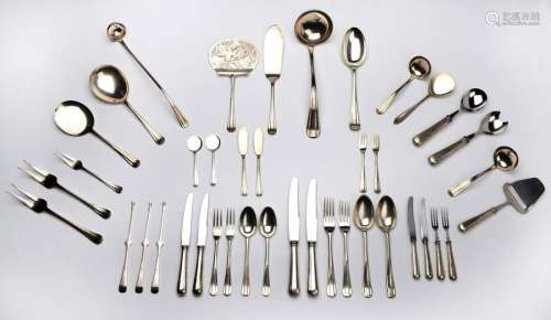 A Dutch silver collection of flatware, Christa Ehr…