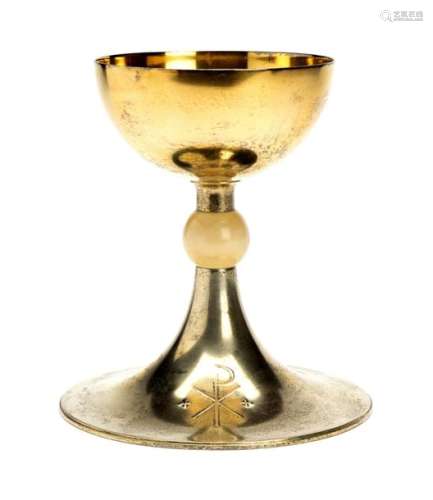 A Dutch silver and gilt chalice