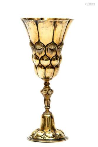 A German silver goblet