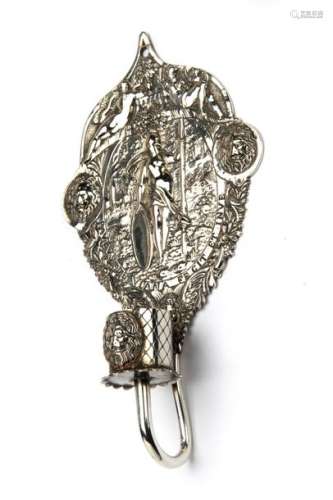 A Dutch miniature wall sconce