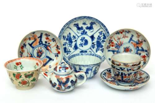 A small group of Chinese tea wares