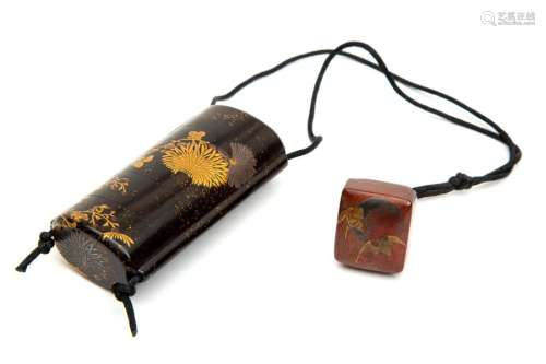 A Japanese lacquer inro