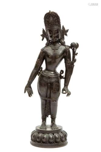 A bronze Padmapani