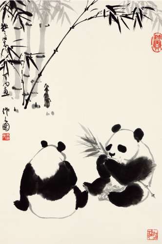 吴作人（1908-1997） 熊猫