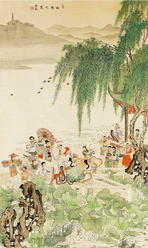 徐 风（1900-1988） 西湖之夏