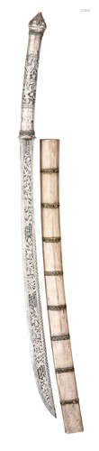 TWO BURMESE SWORDS (DHA)