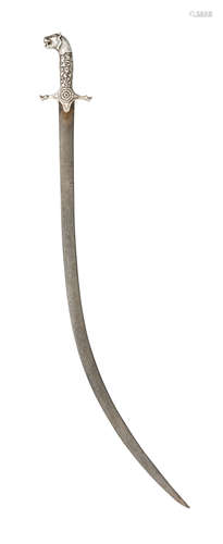 A FINE INDIAN SWORD (SHAMSHIR)