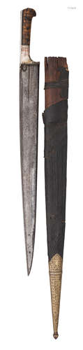 A NORTH INDIAN OR AFGHAN KHYBER KNIFE