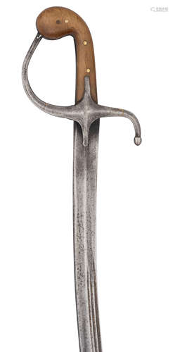 ˜AN OTTOMAN SWORD WITH RHINOCEROS HORN HILT