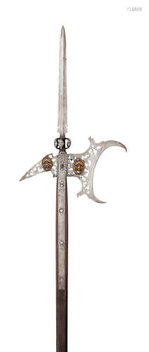 Property from a Central European Collection A RARE ITALIAN HALBERD