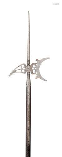 Property from a Central European Collection A HALBERD, LATE 16TH/EARLY 17TH CENTURY