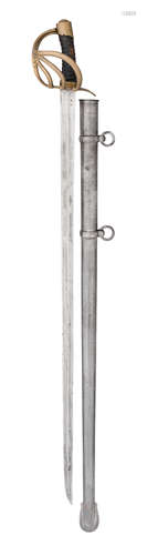 A FRENCH MODEL AN.XI HEAVY CAVALRY SWORD