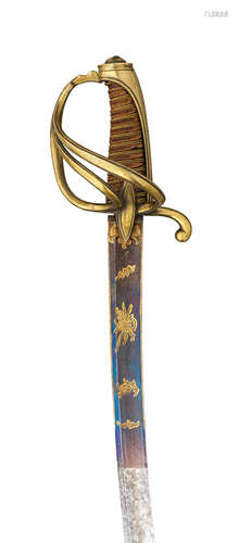 A FRENCH AN.XI LIGHT CAVALRY OFFICER'S SWORD