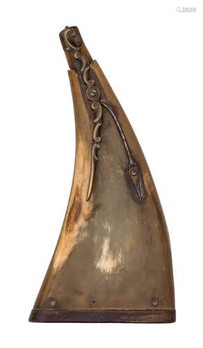 A NORTH EUROPEAN POWDER HORN, DATED 1773, PROBABLY SCANDINAVIAN