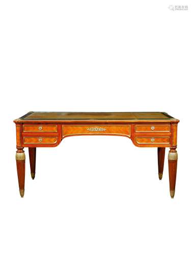 十九世纪制 保罗·索马尼设计风格鎏金办公桌