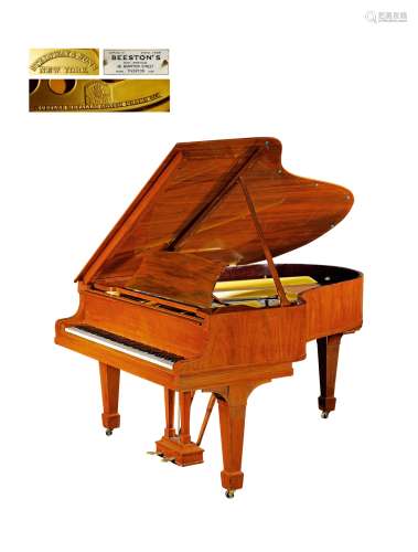 1908年制 施坦威（Steinway&Sons）胡桃木三角钢琴