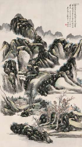 黄宾虹（1865～1955） 云山高隐图