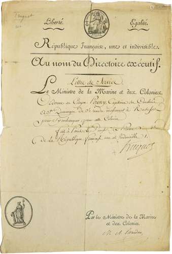 COMTE de TRUGUET, MINISTRE DE LA MARINE (1752 1839…