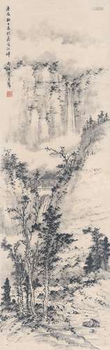 黄君璧（1898～1991） 秋山云水图