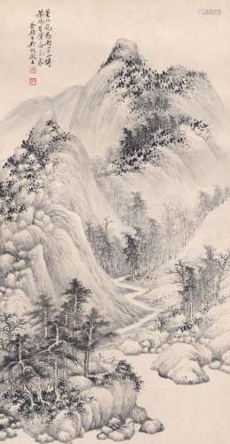 吴琴木（1894～1953） 苍山图
