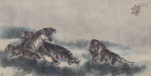 张善孖（1882～1940） 群虎图