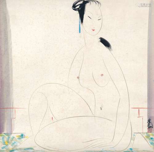 林风眠（1900～1991） 仕女图