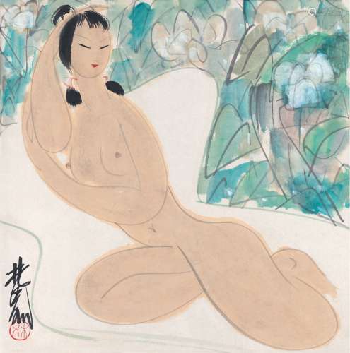 林风眠（1900～1991） 仕女图