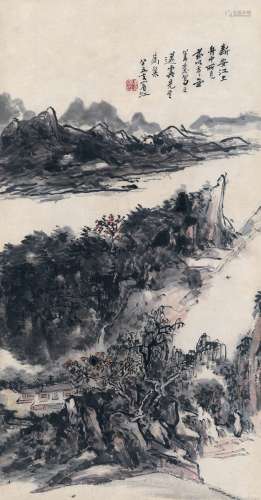 黄宾虹（1865～1955） 新安江上图