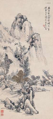 黄宾虹（1865～1955） 雁宕一角图