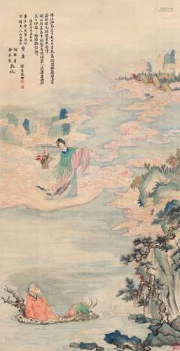 周炼霞（1906～2000） 麻姑献寿图